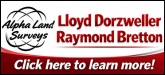 Alpha Land Surveys, Inc Sponsorship Banner