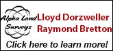 Alpha Land Surveys, Inc Sponsorship Banner